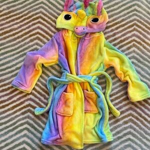 Colorful Unicorn Hooded Robe